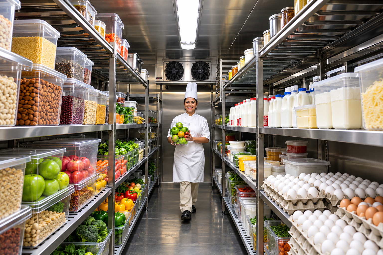 Professional hotel kitchen supporting back-of-house operations